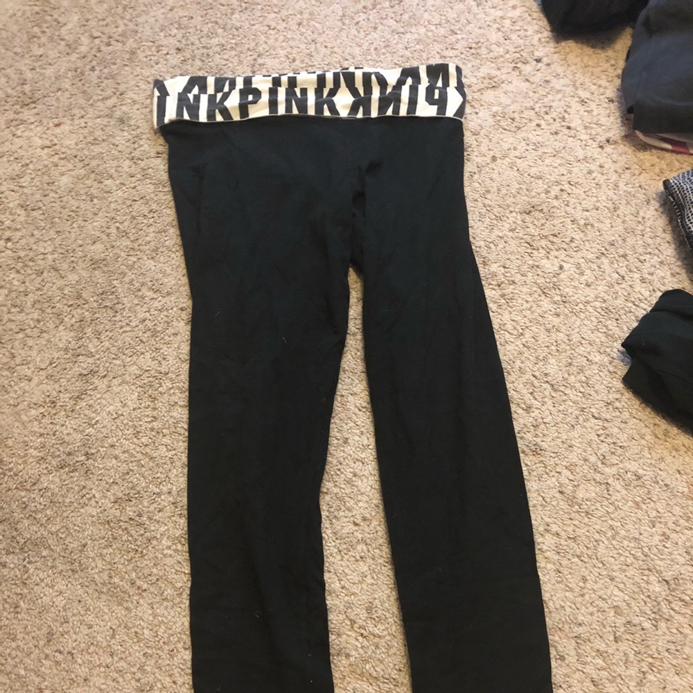 Pink Victoria Secrete’s  leggings full length